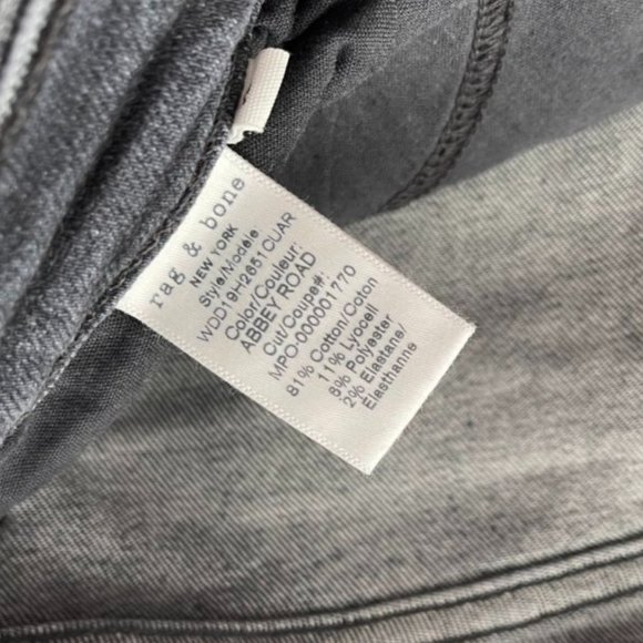 Rag & Bone Denim Cropped Skinny Jeans - Picture 6 of 11